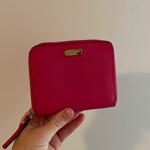 Kate Spade hot pink wallet